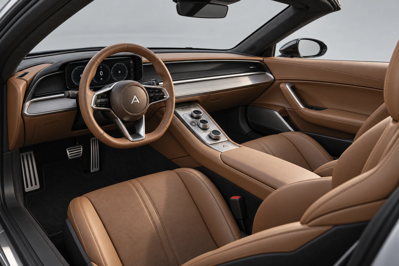 AEVRA R1 Saddle leather interior