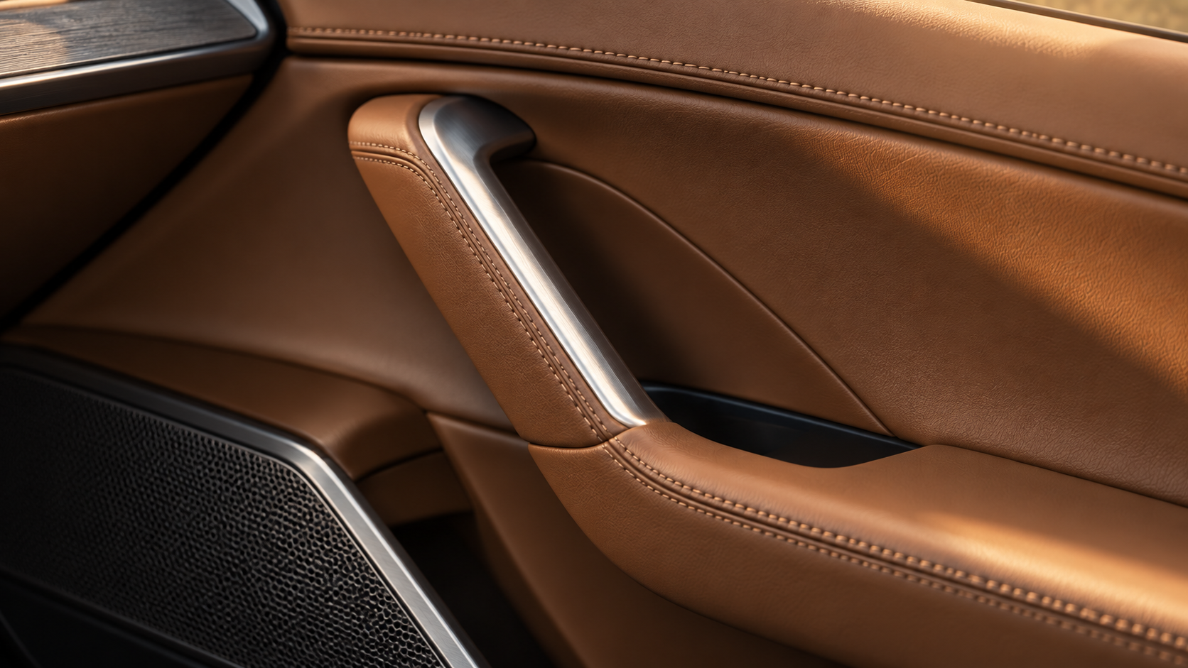 Saddle leather / door trim reference frame
