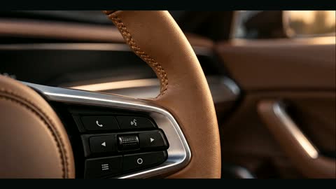 Steering wheel stitching and physical controls