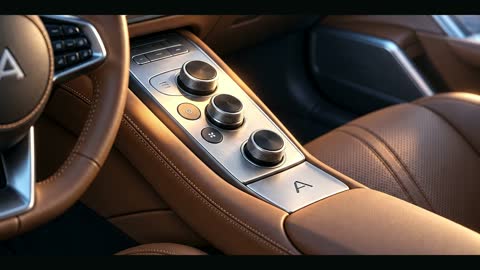 Metal controls and warm cabin
