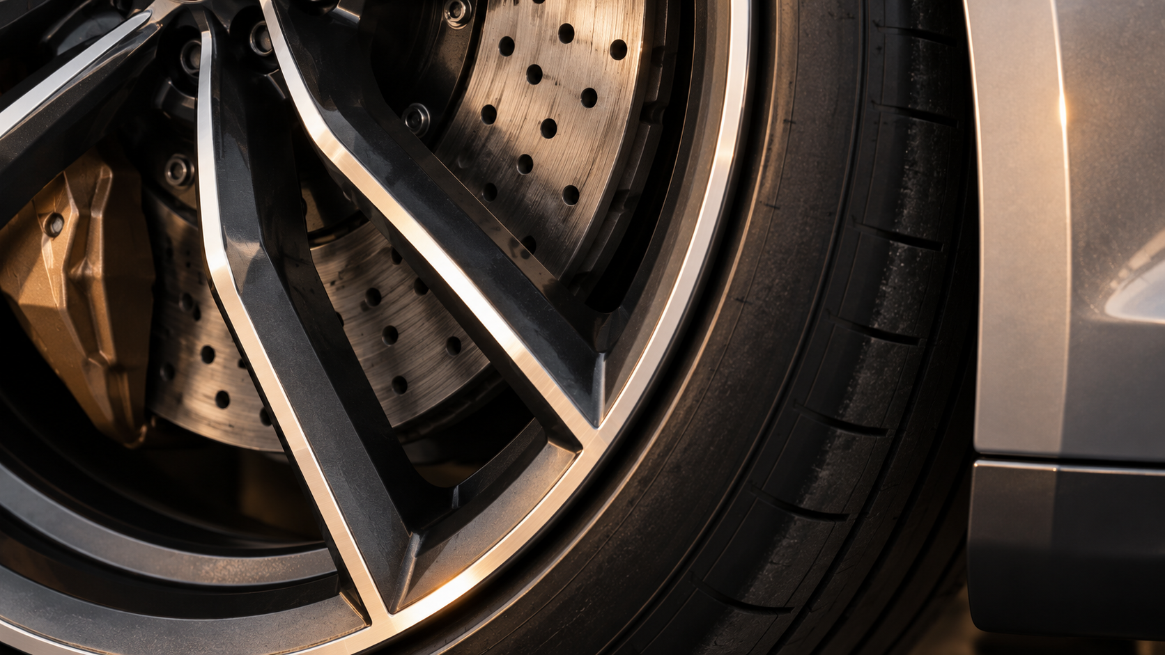 Machined spokes / brake rotor reference frame